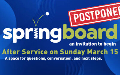 Springboard – An Invitation To Begin (03-15-2026)